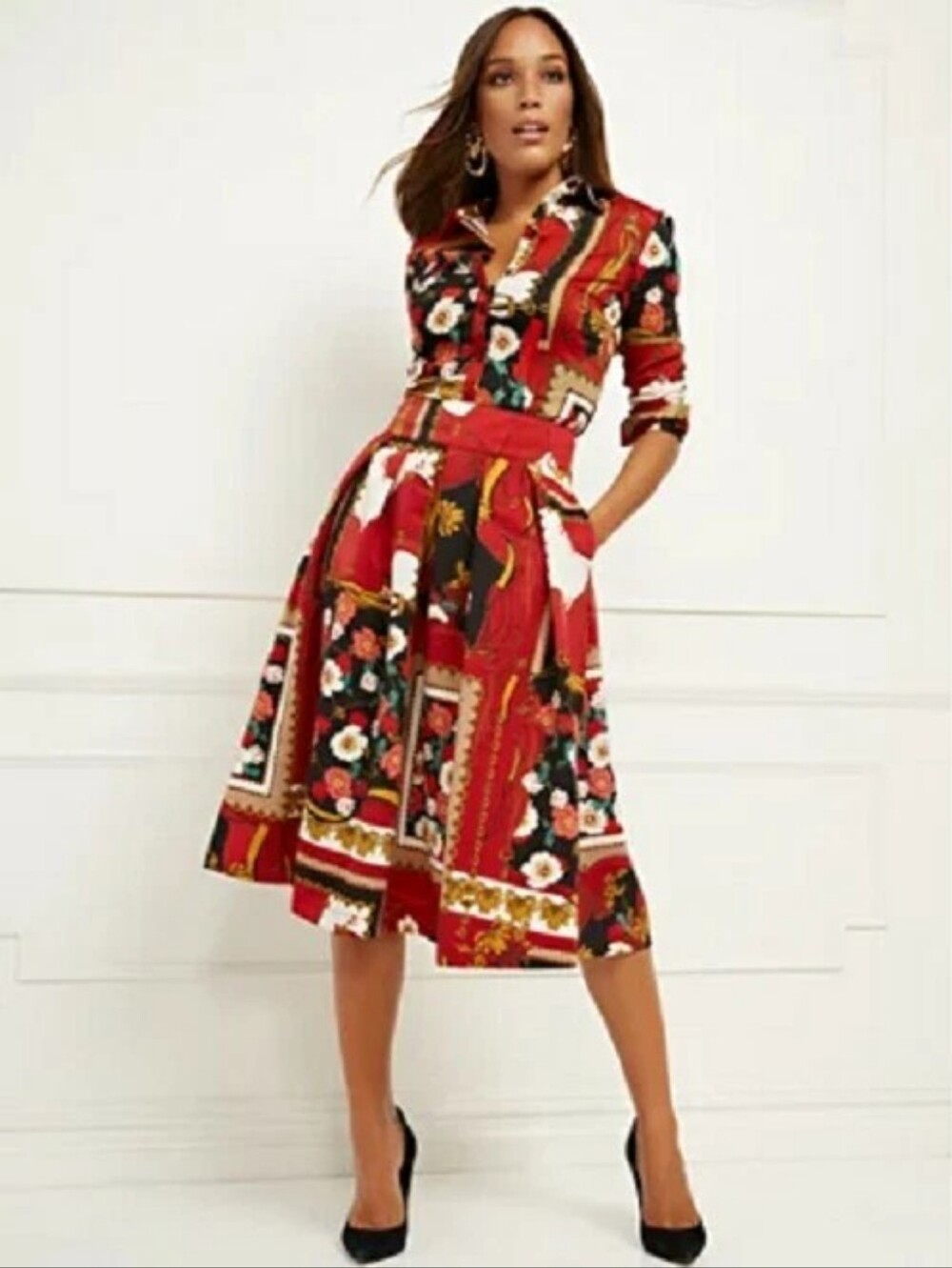 New York and company skirt set